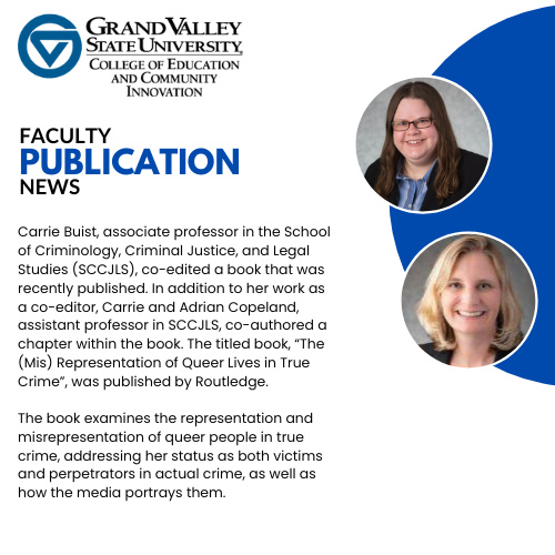 Faculty Publication News: Carrie Buist and Adrian Copeland